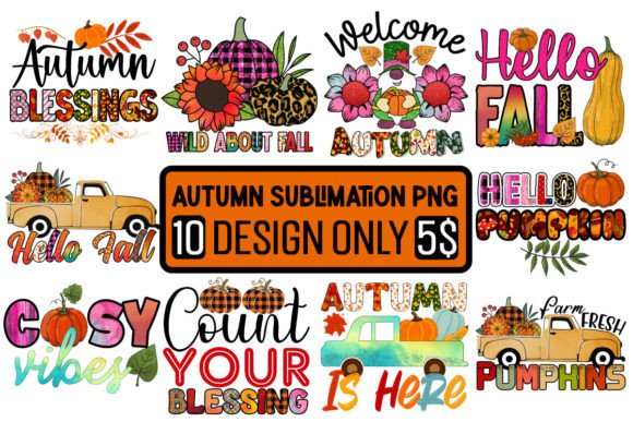 Autumn Sublimation PNG Bundle Review