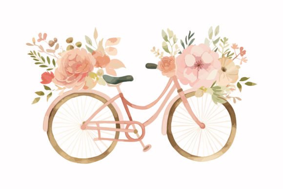 CreativeWatercolor Painting of a Bicycle