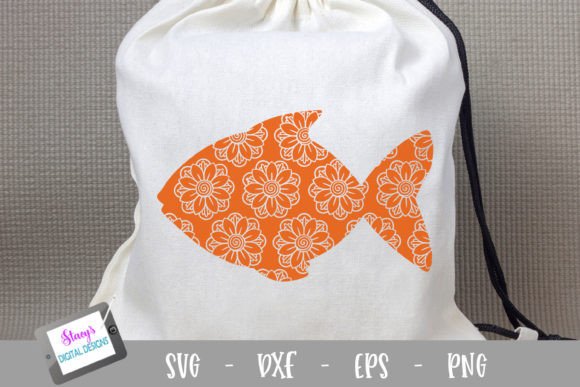 Fish with Mandala Pattern