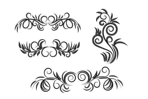 Floral Leaf Ornament