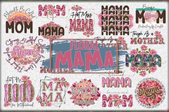Floral Mama Sublimation Bundle