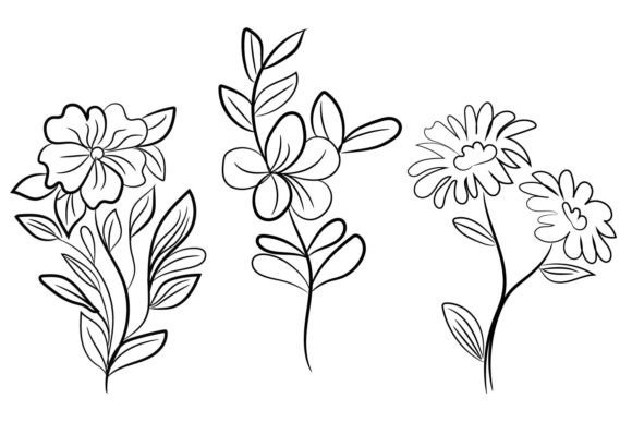 Leaves Floral Wildflower Winter Design