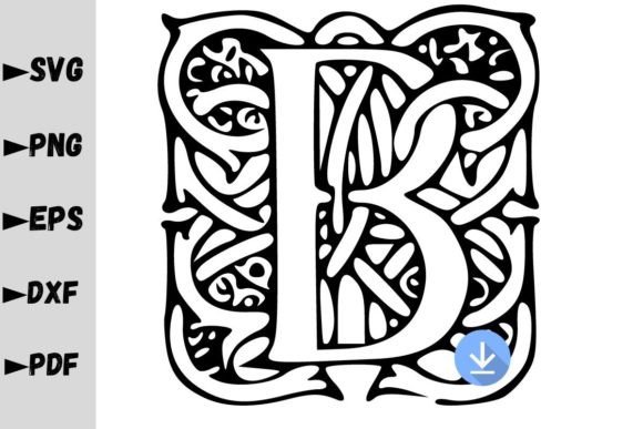 Monogram, Ornate the Initial Letter B