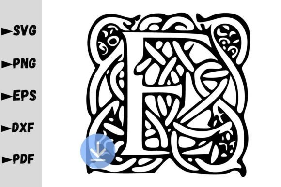 Monogram, Ornate the Initial Letter E