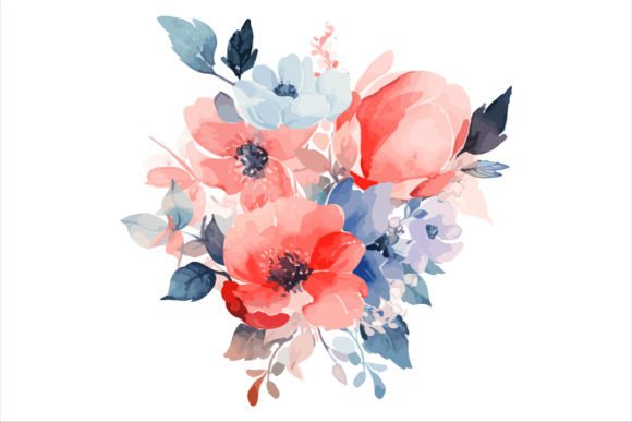 Watercolor Florals for Graphic DesignWat